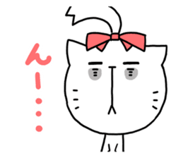 Women force 0% of the cat sticker #11347320