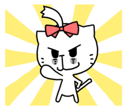 Women force 0% of the cat sticker #11347322