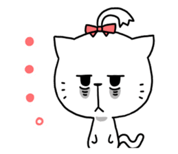 Women force 0% of the cat sticker #11347324