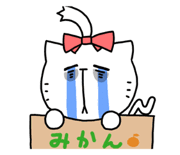 Women force 0% of the cat sticker #11347327