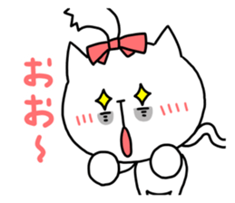 Women force 0% of the cat sticker #11347332