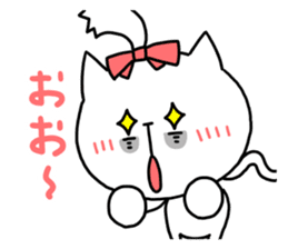 Women force 0% of the cat sticker #11347332