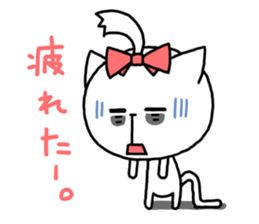 Women force 0% of the cat sticker #11347335