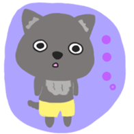 One of wolf you sticker #11347504
