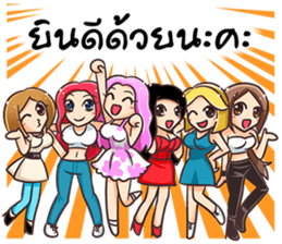 Oh!! SASSY GIRLS sticker #11348294