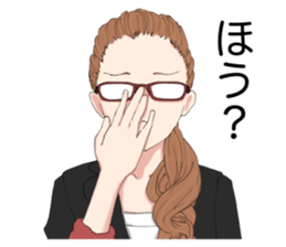 one week of office worker sticker #11348562