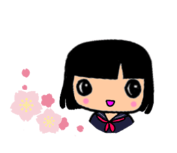 Pretty three kids. 2 sticker #11348656