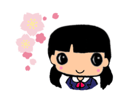 Pretty three kids. 2 sticker #11348657