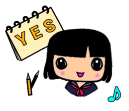 Pretty three kids. 2 sticker #11348658