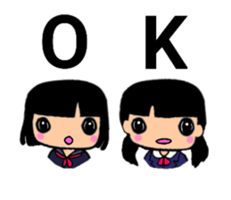 Pretty three kids. 2 sticker #11348669