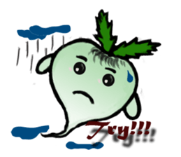 Funny and Cool Radish sticker #11348937