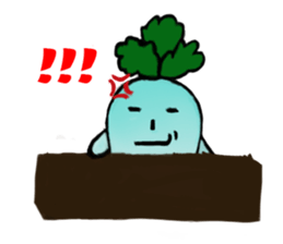 Funny and Cool Radish sticker #11348944