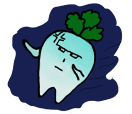 Funny and Cool Radish sticker #11348945
