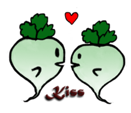 Funny and Cool Radish sticker #11348946