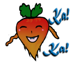 Funny and Cool Radish sticker #11348947