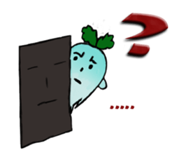 Funny and Cool Radish sticker #11348950