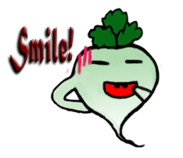 Funny and Cool Radish sticker #11348952