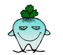 Funny and Cool Radish sticker #11348955