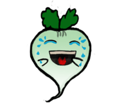 Funny and Cool Radish sticker #11348956