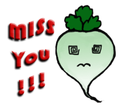 Funny and Cool Radish sticker #11348958