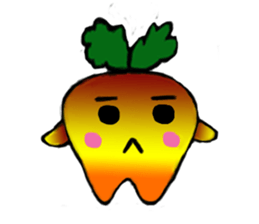 Funny and Cool Radish sticker #11348960