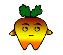 Funny and Cool Radish sticker #11348970