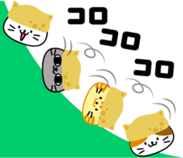 Inari cats. sticker #11349568