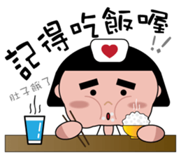 The girl with the hair of watermelon 2.0 sticker #11350265