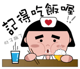 The girl with the hair of watermelon 2.0 sticker #11350265