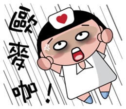 The girl with the hair of watermelon 2.0 sticker #11350277