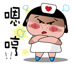 The girl with the hair of watermelon 2.0 sticker #11350281