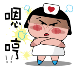 The girl with the hair of watermelon 2.0 sticker #11350281