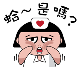 The girl with the hair of watermelon 2.0 sticker #11350282