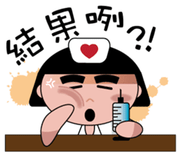 The girl with the hair of watermelon 2.0 sticker #11350287