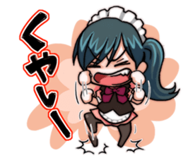 maidcafe pinafore sticker #11350812