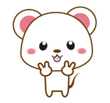 mini mouse 1 sticker #11350816