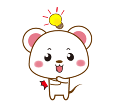 mini mouse 1 sticker #11350846