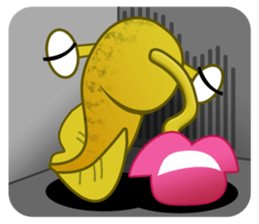 Tullimonstrum(Tully Monster) sticker #11351156