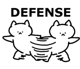 Charming White Cat sticker #11351610