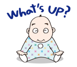 Lovely little couple by p_p sticker #11351976