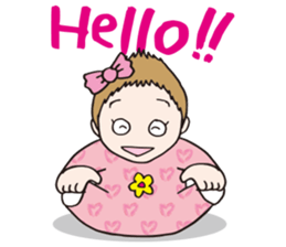 Lovely little couple by p_p sticker #11351977