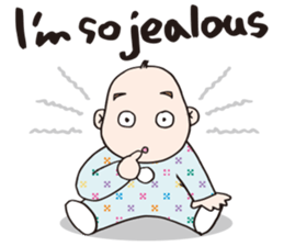 Lovely little couple by p_p sticker #11351980