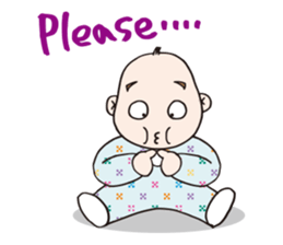 Lovely little couple by p_p sticker #11351982