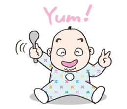 Lovely little couple by p_p sticker #11351986