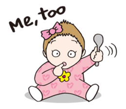 Lovely little couple by p_p sticker #11351987