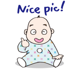 Lovely little couple by p_p sticker #11351988