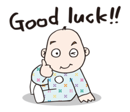 Lovely little couple by p_p sticker #11351990