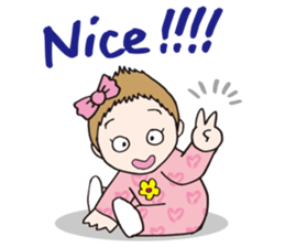 Lovely little couple by p_p sticker #11351991