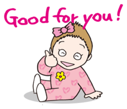 Lovely little couple by p_p sticker #11351993