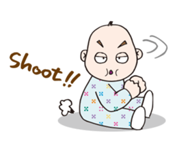 Lovely little couple by p_p sticker #11351994